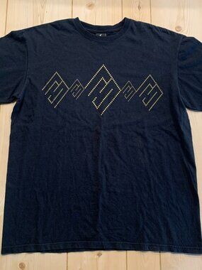Vintage Y2K Air Jordan Basketball Athletic Activewear Geometric T-Shirt XL
